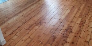 Rénovation plancher en sapin